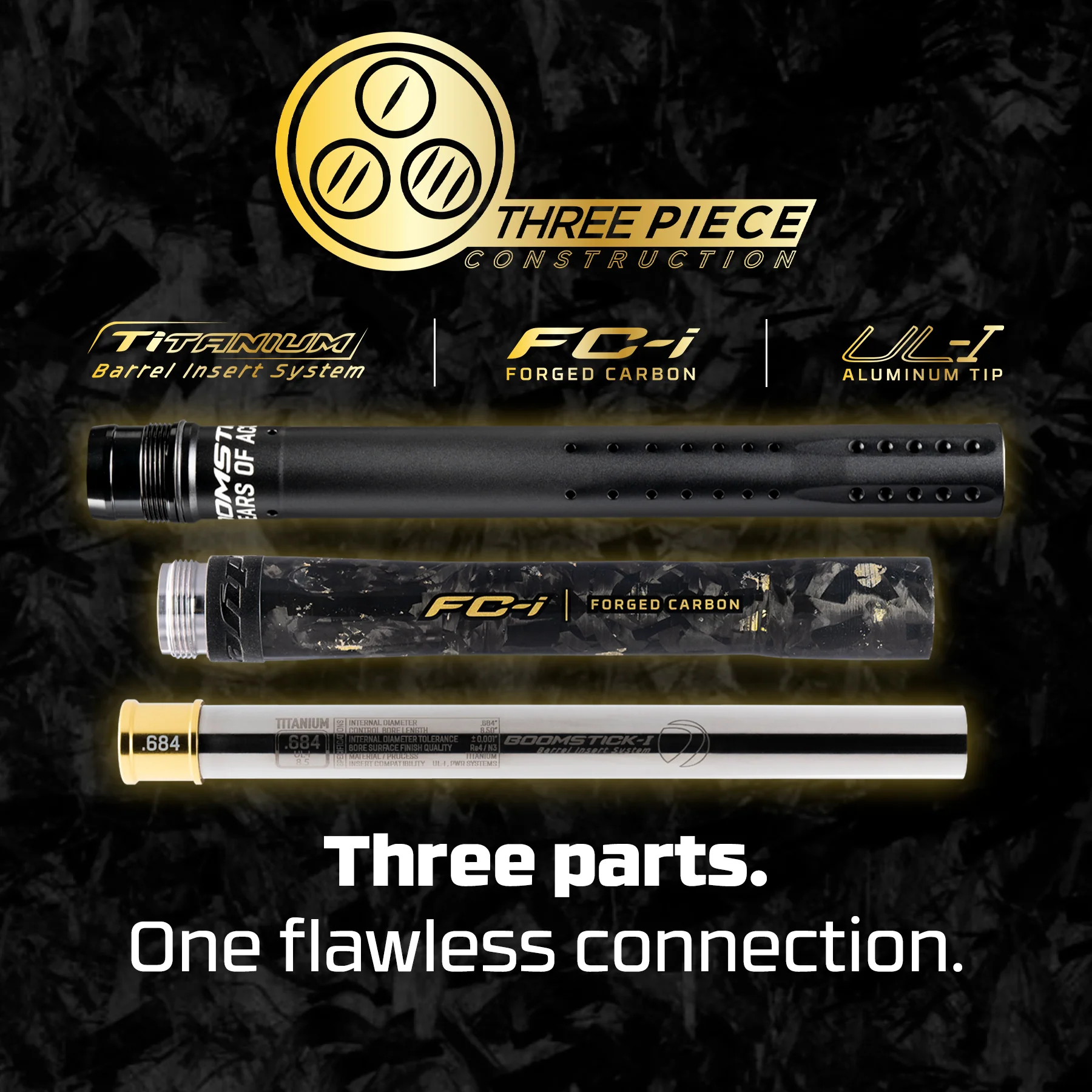 BOOMSTICK-I TI FC-I KIT - FORGED CARBON FIBER - LIMITED EDITION - Image 3
