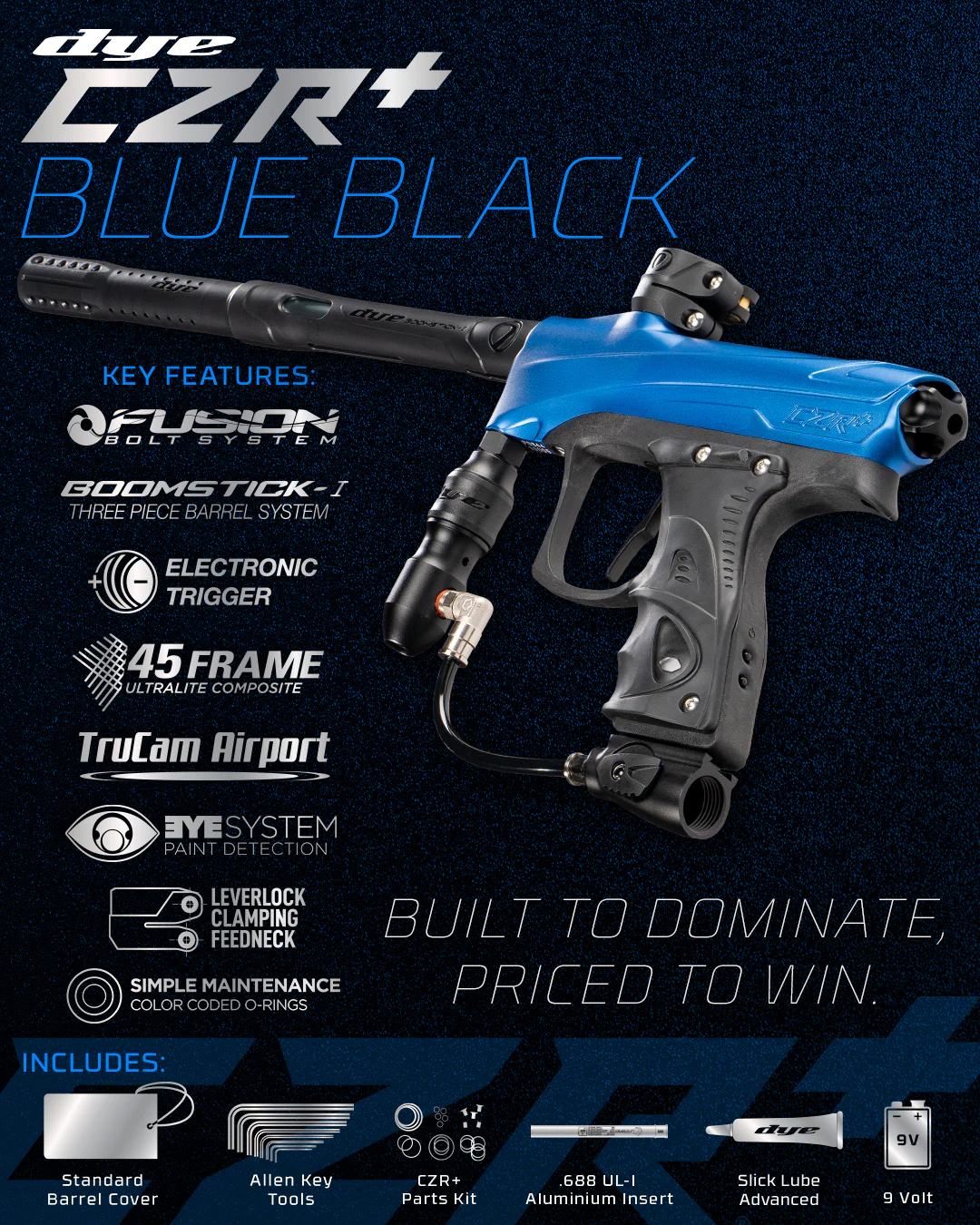 DYE RIZE CZR+ - BLUE/BLACK DUST - Image 4
