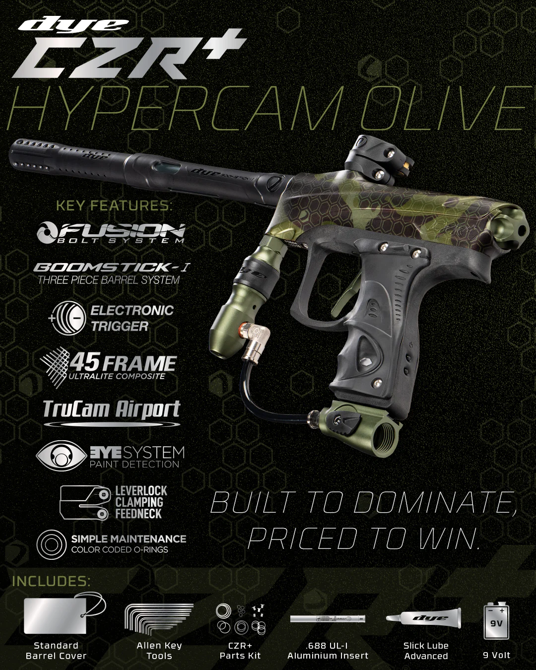 DYE RIZE CZR+ - PGA HYPERCAM OLIVE DUST - Image 4