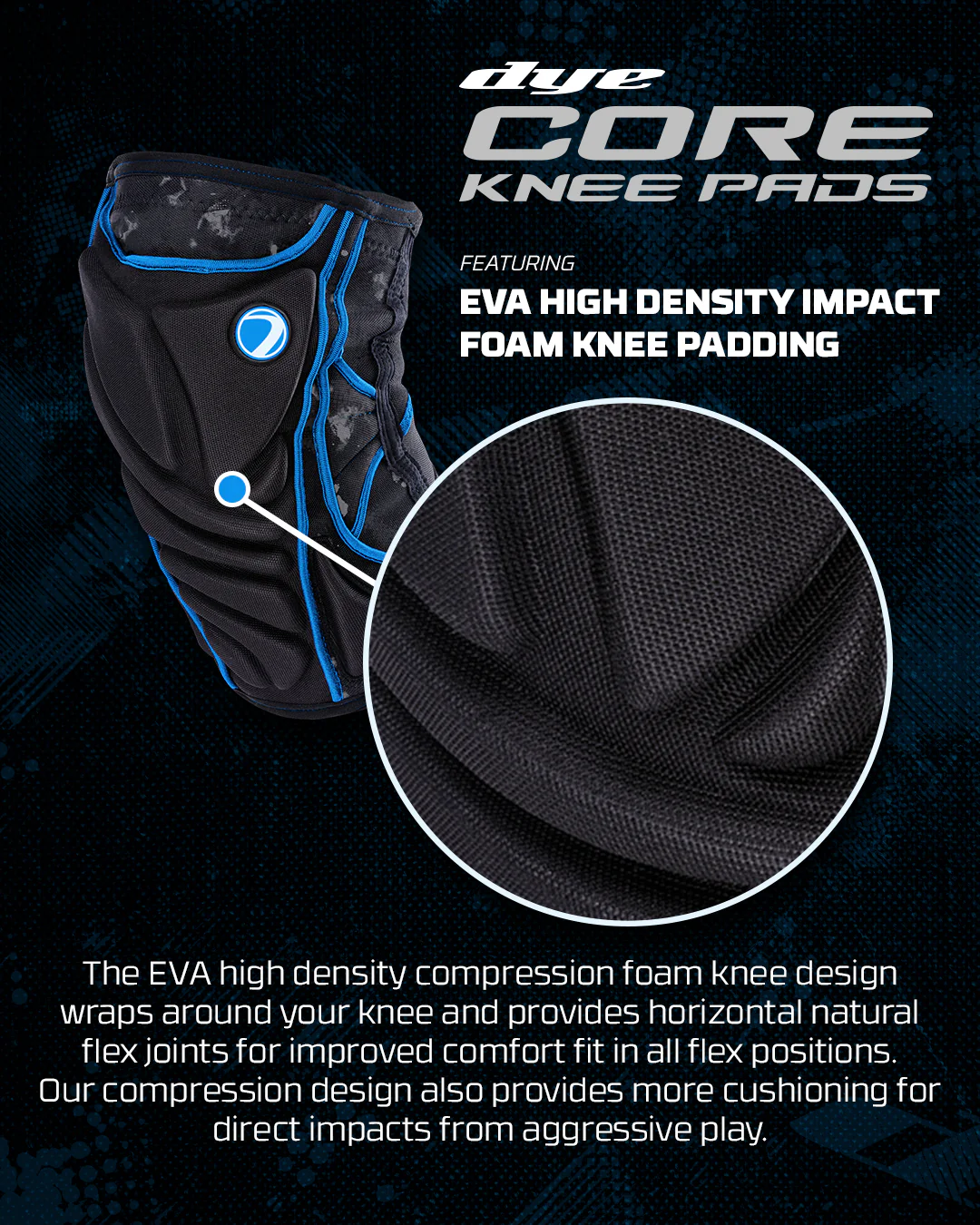 Performance Knee Pads - Dyecam Cyan - Image 3